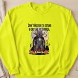Vampire Pitbull Halloween Sweatshirt | Halloween Pittie Shirt | Pit Bull Lover Gift | Bully Breed Apparel thumbnail 2