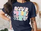 Peds Nurse T-Shirt: Retro Pediatric Practitioner Nursing Design thumbnail 4