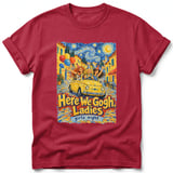 Here We Gogh, Ladies ~ Comfort Colors Premium Tee thumbnail 2