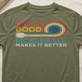 Pickleball Sport-Tek Performance Tee, Life Is Good Pickleball Makes It Better, Performance Court Apparel thumbnail 4