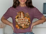 Howdy Pumpkin Western Tee thumbnail 3