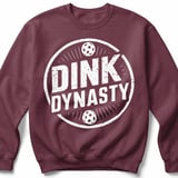 Pickleball Gildan Crewneck Sweatshirt, Dink Dynasty, Court Warm Up thumbnail 3