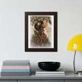 Black Woman Roots Poster, African American Framed Art Print, Ancestral Strength Wall Decor, Melanin Botanical Floral Artwork, Gift For Her thumbnail 11