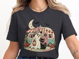 Halloween Camping Ghost Tee thumbnail 3