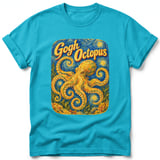 Gogh Octopus ~ Comfort Colors Premium Tee thumbnail 5