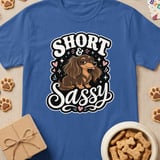 Short & Sassy Long-Haired Dachshund T-Shirt thumbnail 3