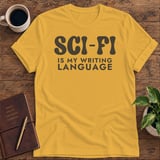 Sci-Fi Is My Writing Language Softstyle Tee thumbnail 1