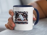 Halloween Mug, Ghost Nail Art, Fab Boolous Nails Mug, Spooky Season Mug, Nail Polish, Halloween Gift, Manicure Mug, Ghost Mug, Bat Mug thumbnail 1