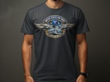 US Air Force Global Strike Air Dominance T-Shirt for Military Enthusiasts & Veterans, Fighter Jet Graphic Tee thumbnail 6