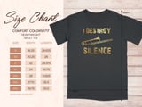 I Destroy Silence Trombone Graphic Tee thumbnail 7
