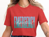 ER Nurse Emergency Department Healthcare T-Shirt, Medical Profession Practitioner Apparel thumbnail 6