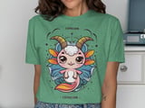 Cute Capricorn Axolotl Zodiac Graphic Tee thumbnail 8