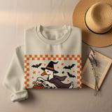 Silly Goose Shirt -Spooky Goose T-Shirt, Halloween Goose, Witchy Cat Tee, Halloween Costume Tee, Bat Star Tee, Pumpkin T-Shirt, thumbnail 2