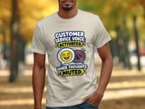 Customer Service Voice Activated Tee thumbnail 5