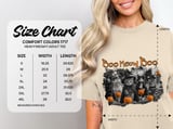 Boo Meow Boo Halloween Cats T-Shirt thumbnail 3