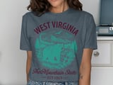 West Virginia Mountain State Bear T-Shirt thumbnail 11
