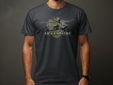 AH-64 Apache Helicopter T-Shirt, US Army Military Aviation Graphic Tee, Tactical Attack Copter Shirt, Veteran Gift for Pilot and Aviator thumbnail 4