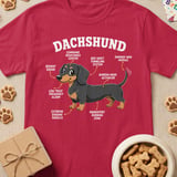 Dachshund Systems Diagram Tee thumbnail 4