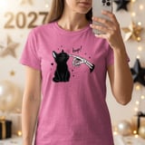 Skeleton Boop Cat Tee thumbnail 6