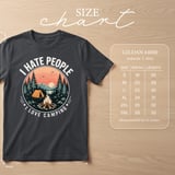 Hate People Love Camping T-Shirt thumbnail 2