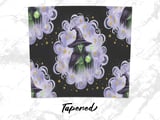Witchy Tumbler Wrap Digital Download - Seamless 20oz Skinny Tumbler Design, Watercolor Witch & Potion, Faux Gold Glitter Stars PNG thumbnail 5