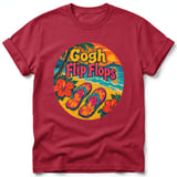 Gogh Flip Flops ~ Comfort Colors Premium Tee thumbnail 2