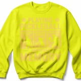 Pickleball Gildan Crewneck Sweatshirt, Playing Pickleball What's The Score Who Just Served Improves Memory, Court Warm Up thumbnail 10