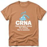 CRNA I Keep People Asleep Tee thumbnail 6
