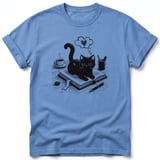 Bookish Black Cat Tee thumbnail 32