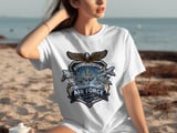 United States Air Force Shirt, Fighter Jet Emblem USAF Tee, Military Veteran Gift, Patriotic Aviation Enthusiast T-Shirt for Him Her thumbnail 1