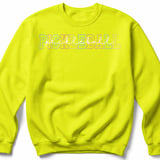 Pickleball Gildan Crewneck Sweatshirt, Retro Pastel Varsity Pickleball Script, Court Warm Up Pullover thumbnail 10