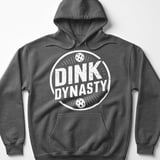 Pickleball Gildan Fleece Hoodie, Dink Dynasty, Court Pullover thumbnail 4