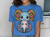 Aries Axolotl Star Sign Graphic Tee thumbnail 10