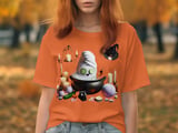 Cute Spa Ghost T-Shirt, Halloween Treat Shirt, Spooky Season Tee, Funny Ghost Design, Fall Apparel, Witchy Vibes, Relaxing Ghost thumbnail 2