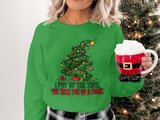 Tree Put Up A Fight Christmas Sweatshirt thumbnail 7