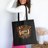 Game Day Sweatshirt Vintage Fall Football Hoodie Coquette Patchwork Football Shirt Cute Tailgate Tote Bag Autumn Gameday Mom Gift thumbnail 20