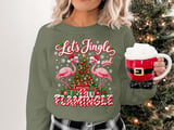 Let's Jingle and Flamingle Sweatshirt thumbnail 3