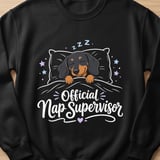 Official Nap Supervisor Dachshund Tee thumbnail 5