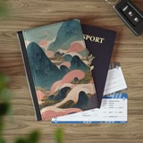 Pastel Mountain Landscape Passport Cover thumbnail 4