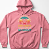 Pickleball Gildan Fleece Hoodie, If You're Looking For A Soft Serve Go Get Ice Cream, Pickleball Court Pullover thumbnail 11