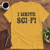 I Write Sci-Fi Softstyle Tee thumbnail 5
