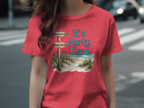 Beach Party T-Shirt, Coastal Summer Vacation Tee, Ocean Waves Design thumbnail 10