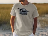 C-130 Hercules Military Airplane T-Shirt | Air Force Veteran Gift, Aviation Enthusiast Tee, Pilot Shirt, Patriotic Plane thumbnail 3