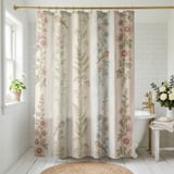 Cottage Garden Stripe Shower Curtain thumbnail 1