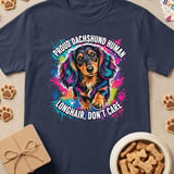 Proud Dachshund Human Tee thumbnail 3