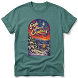 Gogh Starry Christmas ~ Comfort Colors Premium Tee thumbnail 8