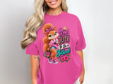 Too Cute To Be Bothered Sally the Squirrel Tee thumbnail 14