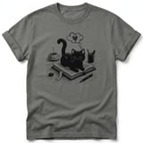 Bookish Black Cat Tee thumbnail 13