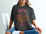 Indiana The Hoosier State EST.1816 T-Shirt thumbnail 1