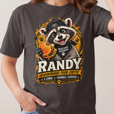 Randy Food Critic Raccoon Tee thumbnail 9